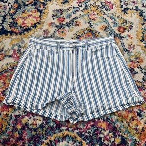 american eagle stripped mom short